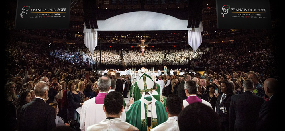 Pope Francis at Madison Square Garden